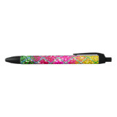 Glitzer Pink Snakeskin Kugelschreiber (Oberseite)
