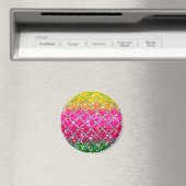 Glitzer Pink Snakeskin Magnet (In Situ (Geschirrspüler))