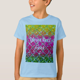 Glitzer Pink Snakeskin T-Shirt
