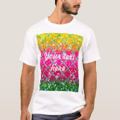 Glitzer Pink Snakeskin T-Shirt (Vorderseite)