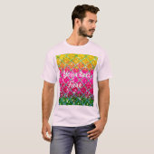 Glitzer Pink Snakeskin T-Shirt (Vorne ganz)