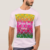 Glitzer Pink Snakeskin T-Shirt (Vorderseite)
