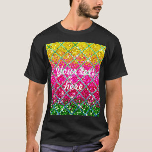 Glitzer Pink Snakeskin T-Shirt