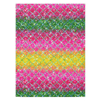 Glitzer Pink Snakeskin Tischdecke