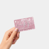 Glitzer Pink WEDDING ACCESSORIES Ausweis (Handheld)