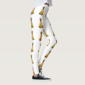 Glitzer Pizza Weihnachtsbaum Leggings (Rechts)