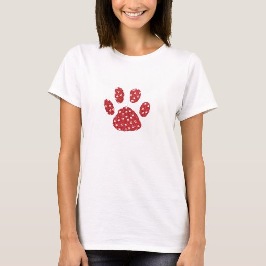 Glitzer-Plastdruck-T - Shirt (Vorderseite)