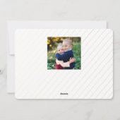 Glitzer Playful JOY Foto Feiertagskarte (Rückseite)