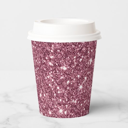 Glitzer-Pokal Pappbecher (Rückseite)