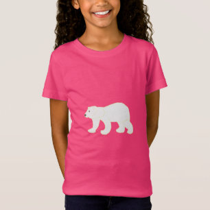 Glitzer Polar Bear Graphic T - Shirt