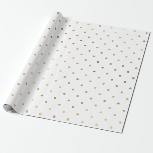 Glitzer Polka dot Geschenkpapier (Ungerollt)