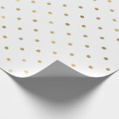 Glitzer Polka dot Geschenkpapier (Ecke)