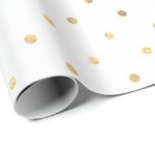 Glitzer Polka dot Geschenkpapier (Rolleneckpunkt)