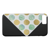 Glitzer Polka Dot Pattern Case-Mate iPhone Hülle (Rückseite (Horizontal))