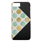 Glitzer Polka Dot Pattern Case-Mate iPhone Hülle (Rückseite)