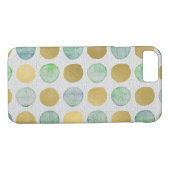 Glitzer Polka Dot Pattern Case-Mate iPhone Hülle (Rückseite (Horizontal))