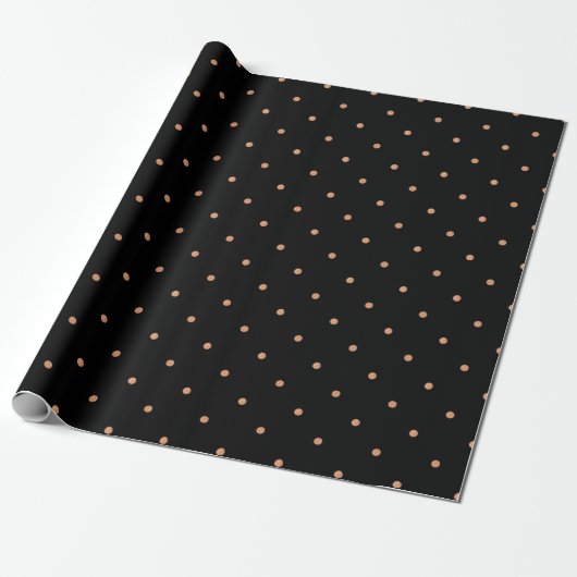 Glitzer Polka Dots Geschenkpapier (Ungerollt)