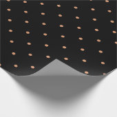 Glitzer Polka Dots Geschenkpapier (Ecke)