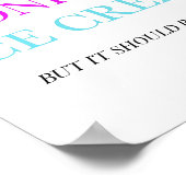 Glitzer, Ponies & Ice Tessiner Tessiner Tanz Poster (Ecke)