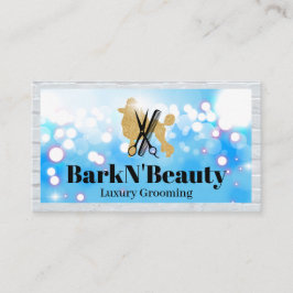 Glitzer Poodle | Grooming Tools | Glühen Visitenkarte