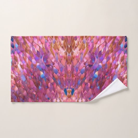 Glitzer Populäre opal-holografische Sammlung Badhandtuch Set (Handtuch)