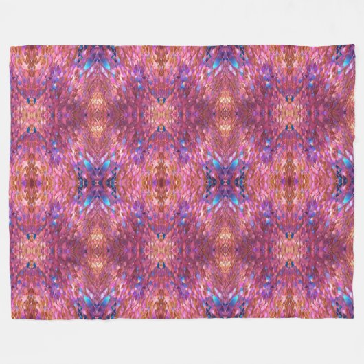 Glitzer Populäre opal-holografische Sammlung Fleecedecke (Vorderseite (Horizontal))