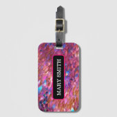 Glitzer Populäre opal-holografische Sammlung Gepäckanhänger (Vorderseite Vertikal)