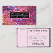 Glitzer Populäre opal-holografische Sammlung Visitenkarte (Vorne/Hinten)