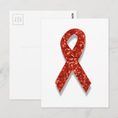 Glitzer Postkarte (Vorne/Hinten)