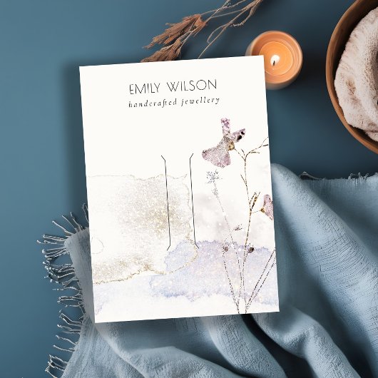 Glitzer Pressierte Blume Haarnadelhaarklammer Disp Visitenkarte