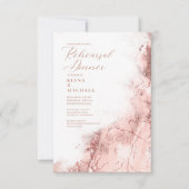 Glitzer Probe Rose Gold ID644 Einladung (Vorderseite)