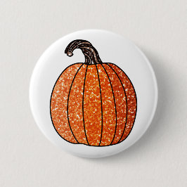 Glitzer Pumpkin Button