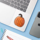 Glitzer Pumpkin Custom-Cut Vinyl Stickers Aufkleber (Laptop mit iPhone)