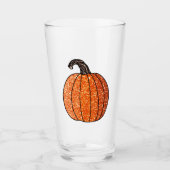 Glitzer Pumpkin Glas (Vorderseite)