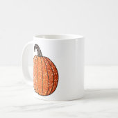 Glitzer Pumpkin Kaffeetasse (Vorderseite Links)