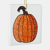 Glitzer Pumpkin Keramikornament (Rechts)