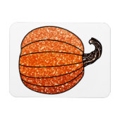 Glitzer Pumpkin Magnet (Horizontal)