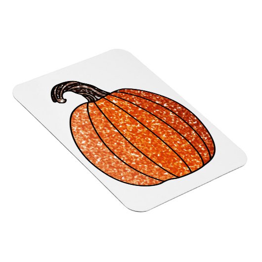Glitzer Pumpkin Magnet (Rechte Seite)