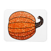 Glitzer Pumpkin Magnet (Horizontal)