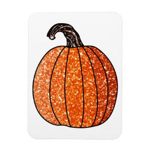 Glitzer Pumpkin Magnet