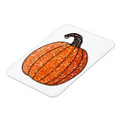 Glitzer Pumpkin Magnet (Linke Seite)