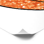 Glitzer Pumpkin Poster (Ecke)