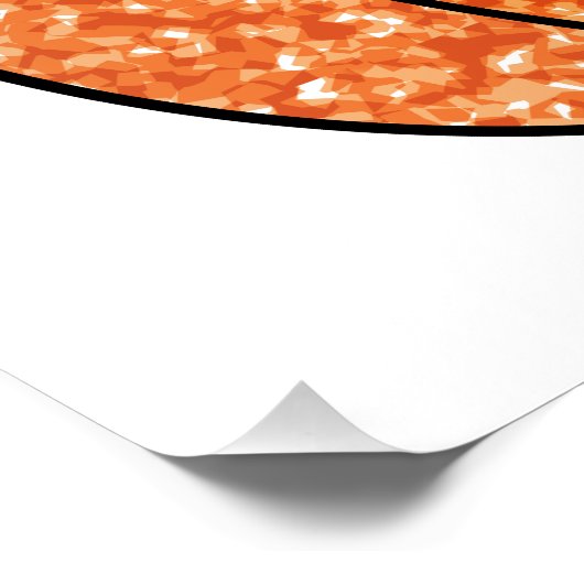 Glitzer Pumpkin Poster (Ecke)