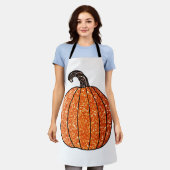 Glitzer Pumpkin Schürze (Getragen)