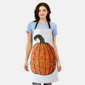 Glitzer Pumpkin Schürze (Getragen)