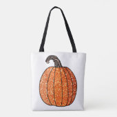 Glitzer Pumpkin Tasche (Rückseite)