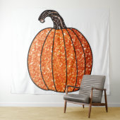 Glitzer Pumpkin Wandteppich (Beispiel (Horizontal))