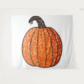 Glitzer Pumpkin Wandteppich (Vorderseite (Horizontal))