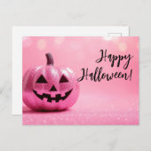 Glitzer Pumpkins Halloween-Grußkarte Postkarte (Vorne/Hinten)