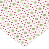 Glitzer-Punkte im Weihnachtsroten und grünen Kurzer Tischläufer (Ecke)